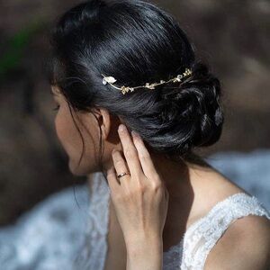 Hair Chain Rose Gold Plated